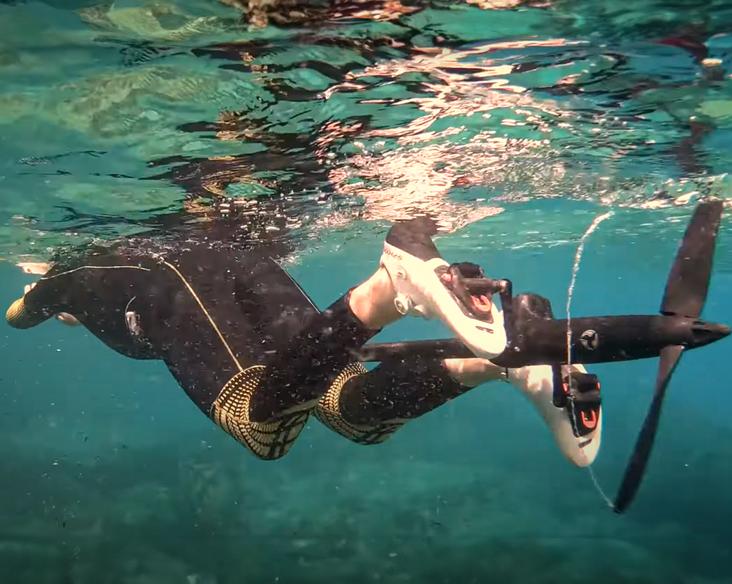 И аккумуляторы не нужны: представлен подводный велосипед Seabike Pro