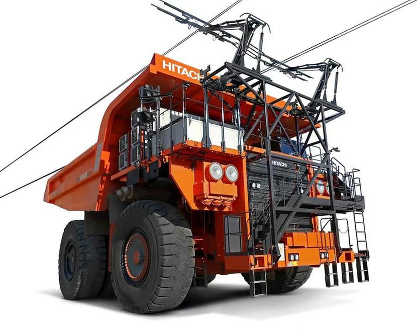 Хитачи выпускает карьерный аккумуляторный самосвал с зарядкой на ходу