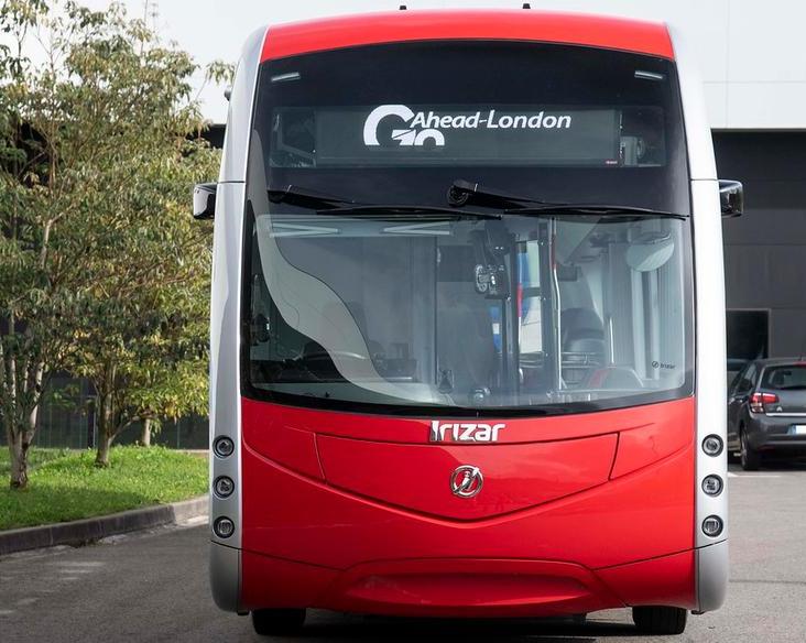 Футуристические автобусы от производителя Irizar будет запущены в Лондоне этим летом